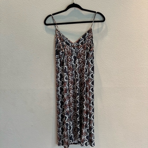 Veronica M Python Patterned Midi Dress - Picture 2 of 3